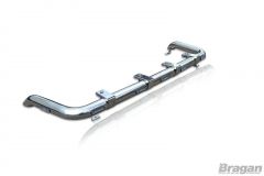 Roof Bar + Clamps + LEDs For Nissan Interstar Steel 2003 - 2010 Top Light Bar
