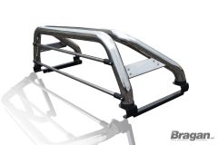 Sport Roll Bar + Red LED Lights + LED Brake Light For Ford Ranger 2016-2023