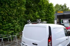 Rear Roof Bar + LED Spots + Beacon For Ford Transit  Tourneo Connect  2014-2024