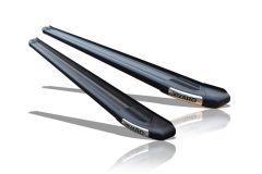 Running Boards Pair - Type B For Opel / Vauxhall Vivaro 2002 - 2014 SWB BLACK