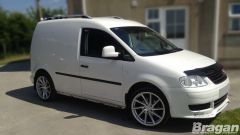 To Fit 2010 - 2015 Volkswagen VW Caddy Maxi Side Bars + Amber LEDs