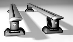 Roof Rack Silver Cross Bar For Isuzu D-Max Rodeo 2016 - 2021 Bolt on Lockable