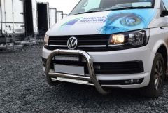 To Fit 2004 - 2010 Volkswagen Transporter T5 / Caravelle Bull Bar EU / EC APPROVED