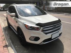 Bonnet Guard Shield x1 For Ford Kuga Smoked Acrylic Hood 2016 - 2019 