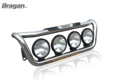 To Fit Iveco Stralis Active Space Time Grill Bar D + Step Pads + Side LEDs