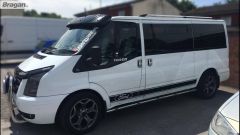 Roof Rail + Cross Bars - Metal For Ford Transit MK7 2007 - 2014 SWB
