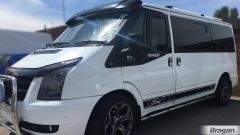 Roof Rails + Cross Bar + Load Stop For Ford Transit MK6 2000 - 2006 SWB