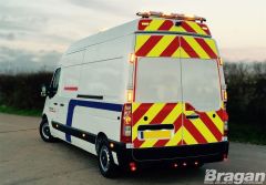 To Fit 2010+ Renault Master Rear Roof Light Bar + LEDs