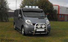Roof Bar A + Jumbos + LEDs For Iveco Daily 2006 - 2014 Van Front Accessories