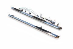 Side Bars Tapered + 3 Step Pad For Peugeot Expert Traveller LWB Long L3 2016+