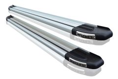 To Fit 2007 - 2016 Peugeot Expert LWB Running Boards Silver