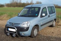 To Fit 1997 - 2008 Peugeot Partner Bull Bar + 6.5" Spots