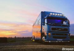 To Fit Volvo FH Series 2 & 3 Low Cab Roof Light Bar + Slim LEDs