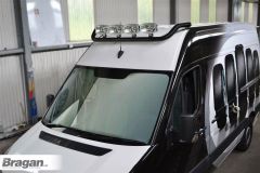 Roof Light Bar + Spots For Volkswagen Crafter 2017+ - BLACK