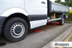 Step Bars + Side Bars BLACK For 2018+ Mercedes Sprinter SWB Chassis Cab