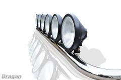 Roof Light Bar + Round Spot Lamps - Type C For DAF XF 105 Super Space Cab 