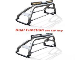 Roll Bar + LED Bars + Beacon + Tonneau Cover For Isuzu D-Max Rodeo 2016 - 2021