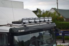 To Fit MAN TGA XL / Standard Cab Roof Light Bar + Jumbo Spots + Flush LEDs