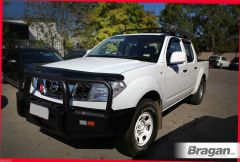 To Fit 2005 - 2010 Nissan Navara D40 Smoked Acrylic Bonnet Guard Shield