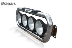 To Fit 2014+ DAF LF Euro 6 18T Grill Bar B + 4x Round Spot Lamps