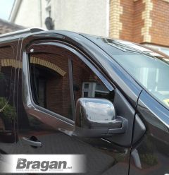 To Fit 2016+ Fiat Talento Smoked Window Deflectors - Adhesive