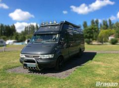 Roof Bar For Iveco Daily 2014+ Polished Stainless Steel Top Spot Lamp Light Bar