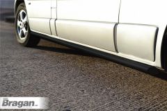 Black Side Bars For Ford Transit Tourneo Custom 2018 - 2023 LWB