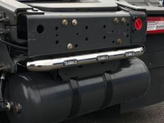 To Fit Renault T Range Stainless Steel Chassis Bar + LEDs