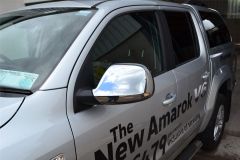 To Fit 2010 - 2016 Volkswagen VW Amarok Chrome Mirror Covers