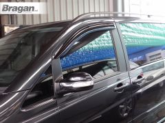 To Fit 2004 - 2014 Mercedes Vito / Viano Smoked Window Deflectors - Adhesive