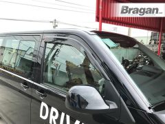 Window Deflectors - Adhesive For Volkswagen Transporter T5 / Caravelle 2004 - 2015