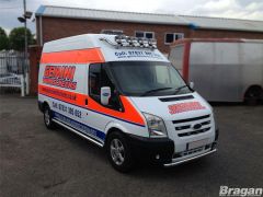 Roof Bar For Volkswagen Crafter 14 - 17 Stainless Steel Spot Lamp Top Light Bar