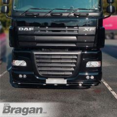 Low Under Bumper Bar + LEDs + Down Lights For DAF XF 106 2013+ - BLACK