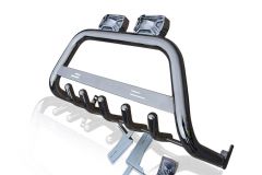 Bull Bar + Rectangle Spots x2 For Hyundai Tucson 2015 - 2021 A Bar  - No Logo
