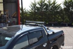 Roll Bar + Tonneau Cover + Beacon + LED Light Bar For Mitsubishi L200 2005 - 2015