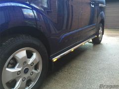 To Fit 2006 - 2014 Volkswagen Crafter SWB Side Bars + White LEDs