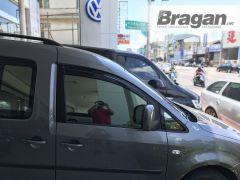 To Fit 2004 - 2010 VW Volkswagen Caddy / Maxi Smoked Window Deflectors - Adhesive