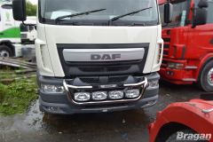 To Fit Kenworth K370 Grill Light Bar Type C + Jumbo Spots (Same as DAF LF)