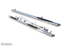 Side Bars Pair For Opel Vauxhall Vivaro LWB 2002 - 2014