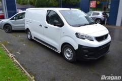 Side Bars + Amber LEDs For Peugeot Expert Traveller LWB 2016+