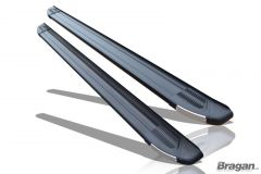 Running Boards - Black - TYPE B For Kia Sportage 2010 - 2016 