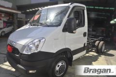 To Fit 2011 - 2014 Iveco Daily Trafic Smoked Window Deflectors - Adhesive