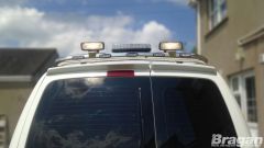 Rear Roof Bar + LEDs + Spots + Beacon For Volkswagen Caddy 2015 - 2021