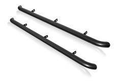 Black Side Bars CURVED For Renault Trafic LWB 2014 - 2022