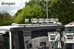 Roof Light Bar + LEDs + Jumbo Spots x4 + Clear Beacons For Scania New Generation P, G & XT Series