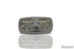 12 / 24v White 10 LED White Back Front Marker Light