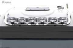 To Fit DAF XF 106 2013+ Super Space Cab Roof Light Bar - Type C + LEDs + Spots