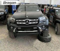Bull Bar For Mercedes-Benz X-Class 2017+ A Bar EU / EC APPROVED - BLACK
