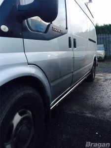 To Fit 2000 - 2006 Ford Transit MK6 LWB 2" Side Bars