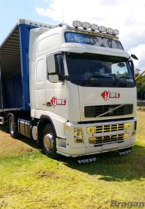 To Fit Volvo FM Series 2 & 3 Globetrotter Standard Roof Light Bar + LED + Oval Spots